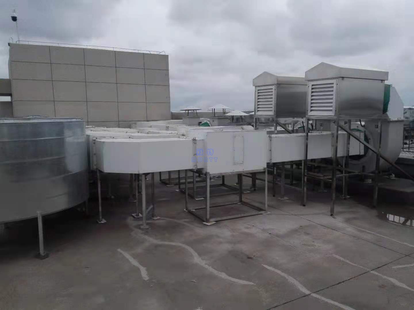 為甘肅食品檢驗研究院安裝恒溫恒濕系統驗收合格(圖1)