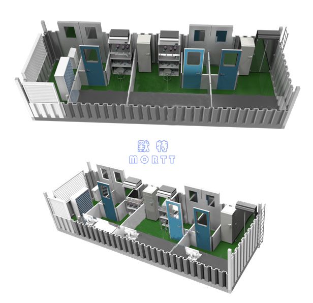 移動PCR方艙實驗室(圖12) 移動PCR方艙實驗室(圖12)